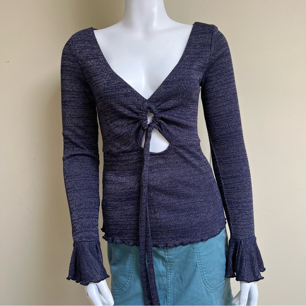 Free People Say When Bell Sleeved Top